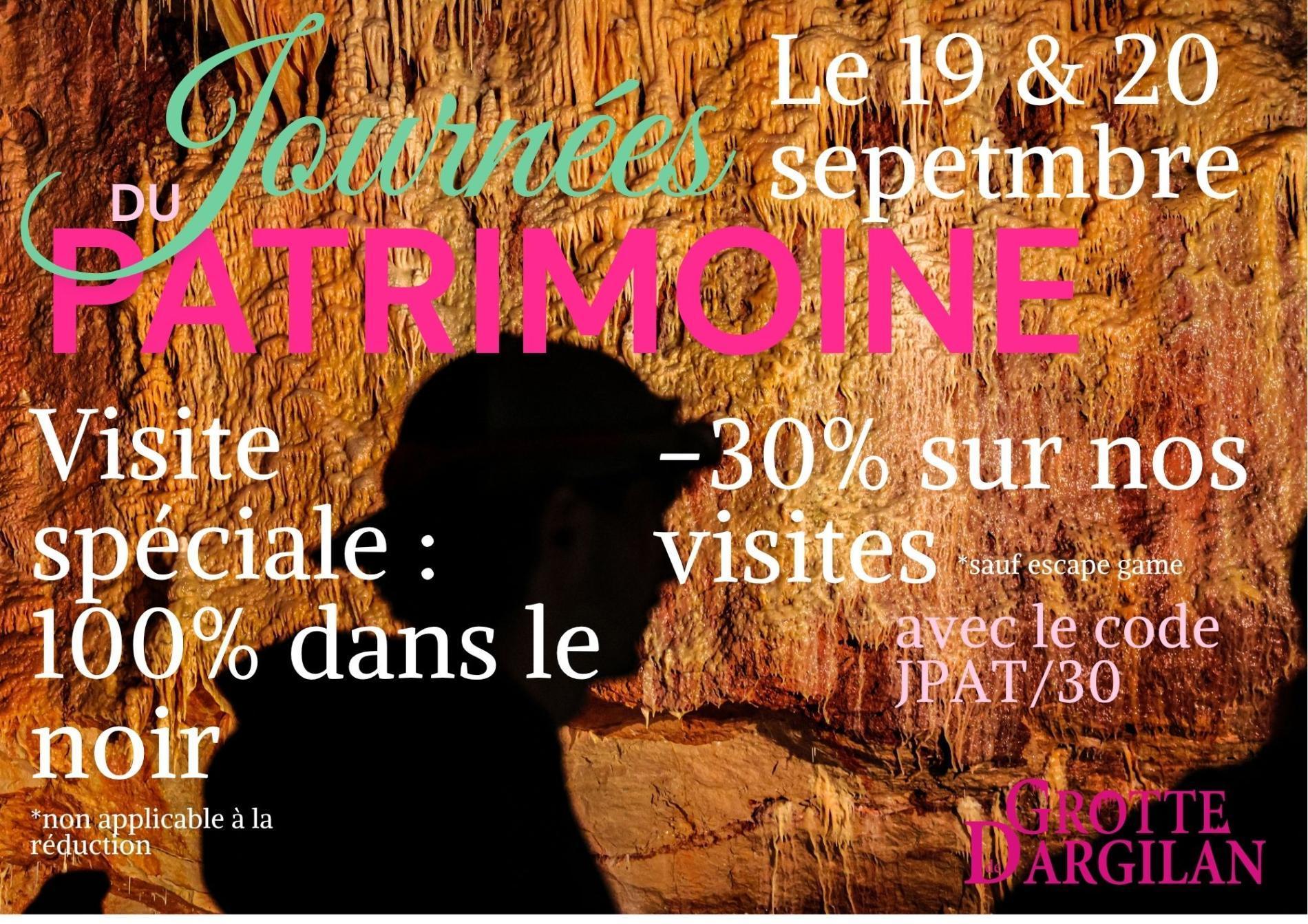 JOURNEE DU PATRIMOINE A LA GROTTE DE DARGILAN